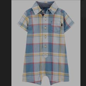 NWT!! BABY B'gosh Button Front Romper Size 24m